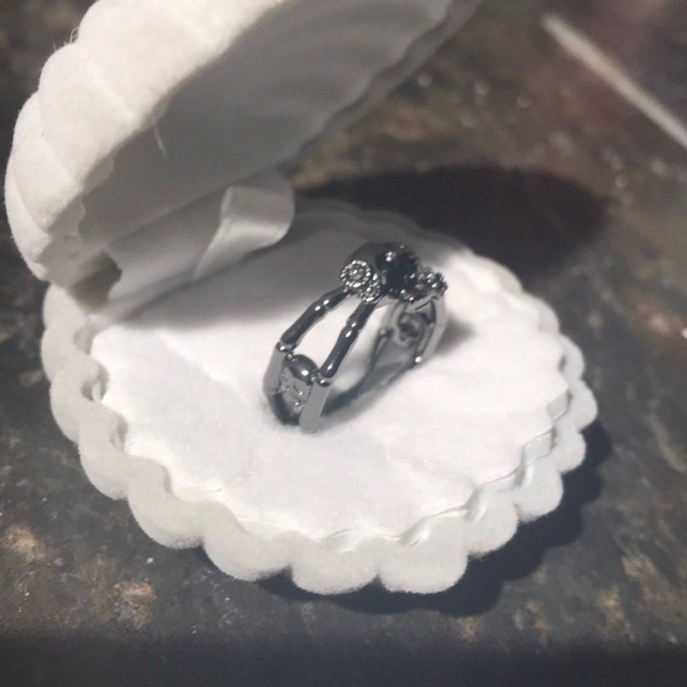 2/$28 Skull π Black Spiral Ring - Picture 3 of 5